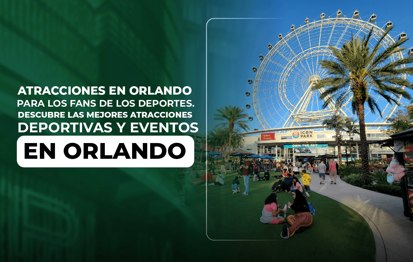 Atracciones en Orlando para los fans de los deportes. Descubre las mejores atracciones deportivas y eventos en Orlando.